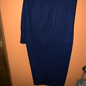 Two piece navy pants set